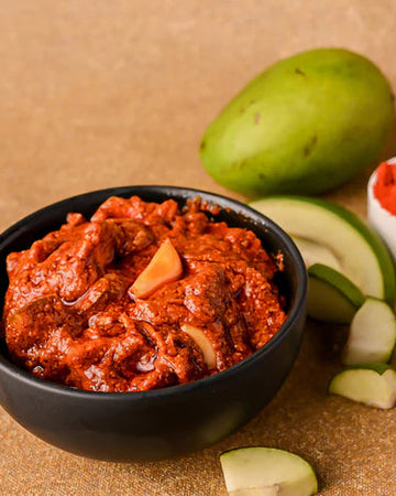 Best Telugu pickles online - Andhra Avakaya, Gongura, Magaya and Pandu Mirchi pickles from Tenali Ruchulu