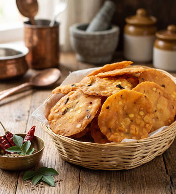 Traditional Andhra snacks online USA UK - Chekkalu, Kara Boondi, Ribbon Pakodi, Chegodilu and Murukulu from Tenali Ruchulu