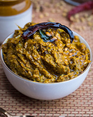 Andhra Chintakaya Pickle - Homemade Tamarind Pickle