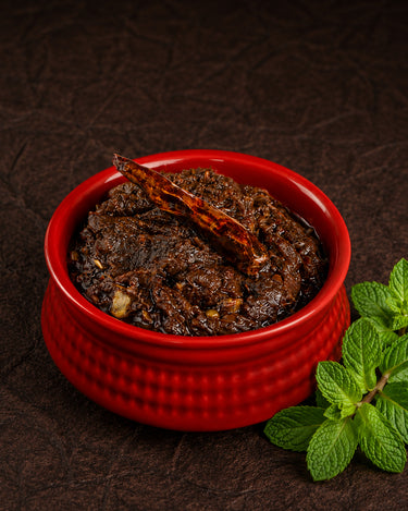 Mint Podhina Pickle - Fresh Andhra Style Homemade Pachadi